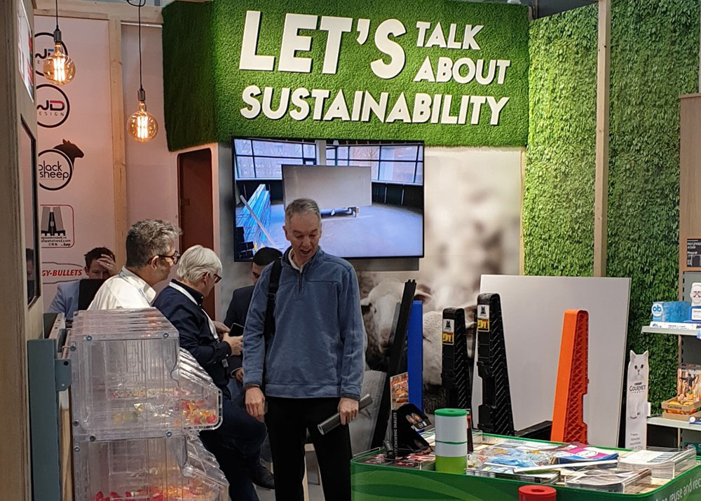 Euroshop 2020 sustainability display