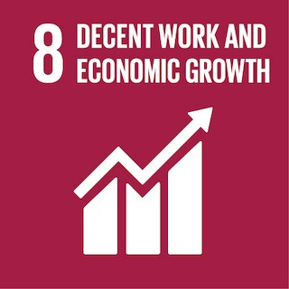 United Nations Sustainable Development Goal 8 - Decent work and sustainable growth