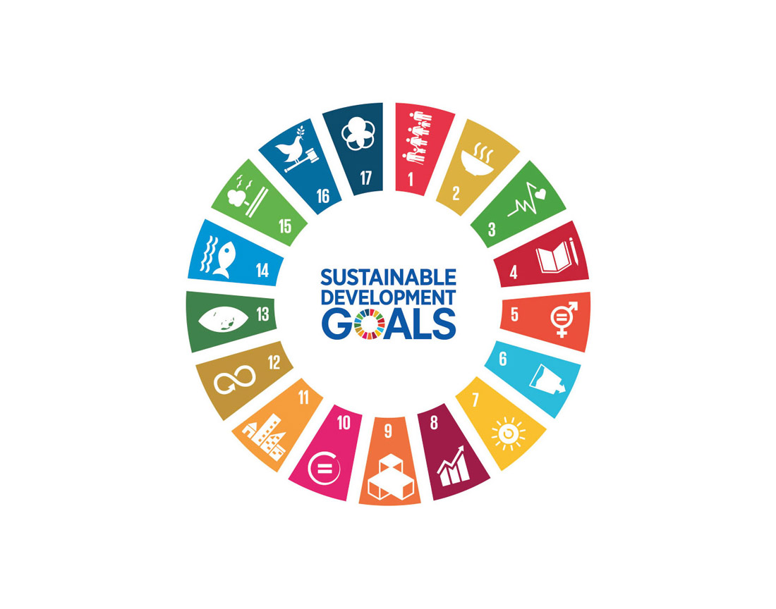 Diagram showing United Nations Sustainable Development Goals, or SDGs
